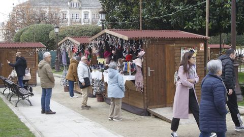 Uno de los puestos del Nadalmente Lucense