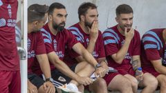Integrantes del cuadro t�cnico del Compostela
