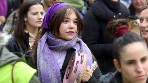 Manifestacin do 8M en Vilagarca.