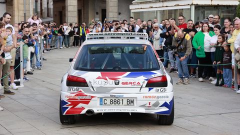Ceremonia de salida del Rallye Rías Altas Histórico