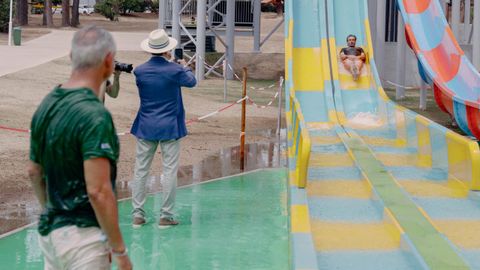 Aspecto del aquapark de Monterrei tras su ampliaci�n.