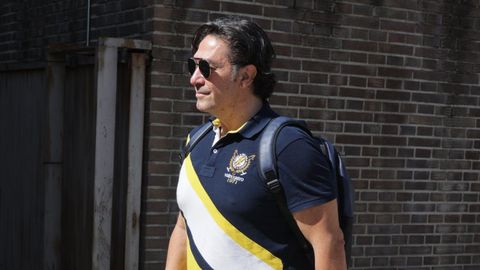 El actor Luis Lorenzo, llegando al juzgado el pasado 30 de junio.