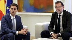 Rajoy y Rivera se re�nen en La Moncloa