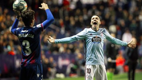 Levante-Celta (3-1) el 22 de diciembre del 2019.