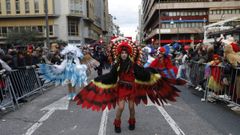 Imagen de archivo del desfile de carnaval en la capital ourensana.