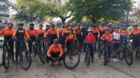 El Club BTT de Vern organiza cada ao la quedada de fin de ao para todos sus miembros.