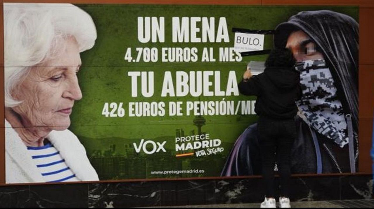 La Audiencia de Madrid avala el polémico cartel de Vox porque «es ...