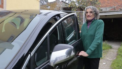 Minerva Berm�ndez sigue disfrutando de conducir