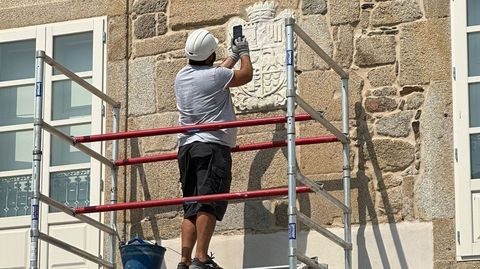 Toma de muestras en la casa del Campo de San Antonio 
