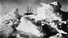 El Endurance de Shackleton atrapado en el hielo de la Ant�rtida