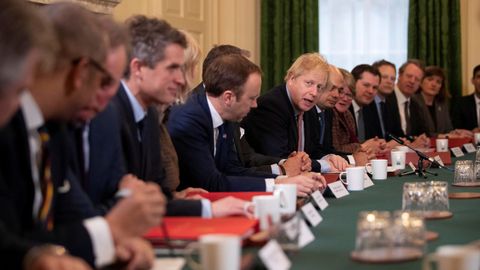 Boris Johnson parafrase� a Ronald Reagan al dirigirse a su Gobierno por primera vez tras las elecciones: �A�n no hab�is visto nada�.