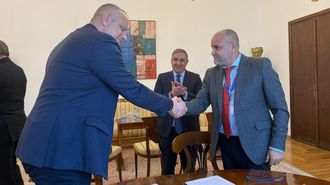 Industry Day de Navantia en Croacia, con Alfonso Valea (a la derecha), director comercial de la empresa p�blica para Europa