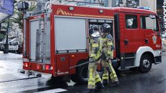 Imagen de archivo de los bomberos