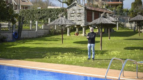 Jos Luis Silva, director del Aparthotel Cabicastro, en Portonovo