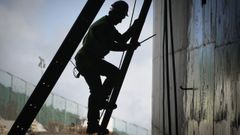 Imagen de archivo de un profesional de la construcci�n.