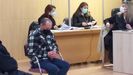 El acusado del asesinato de su ex pareja, la gijonesa Lorena Dacu�a, en la tercera sesi�n del juicio, en la Secci�n Octava de la Audiencia Provincial de Asturias con sede en Gij�n 