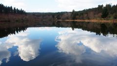 Imagen del embalse de Xo�n, en Guitiriz, que abastece al casco urbano