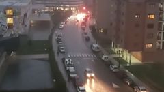 La tormenta sobre Oviedo