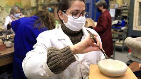 Una de las aulas de cerámica