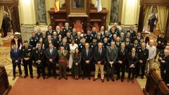 M�s de 50 agentes y autoridades fueron condecoradas en el D�a de la Polic�a Local en un acto que se celebr� en Mar�a Pita