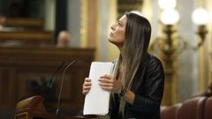 La portavoz de Junts per Catalunya, Miriam Nogueras.