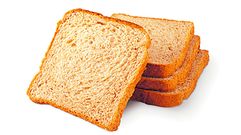 Rebanadas de pan de molde integral