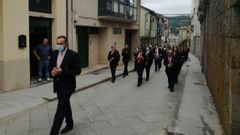 Homenaje de la banda de Celanova a su presidente