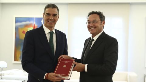 El presidente del Gobierno, Pedro Snchez, y el fiscal general del Estado, lvaro Garca Ortiz.