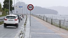 Tramo abierto del paseo peatonal entre Pontevedra y Mar�n