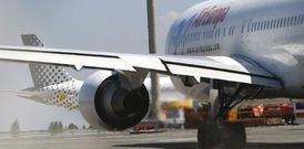 Air Europa vuela desde Santiago exclusivamente a los aeropuertos baleares y canarios. 