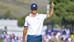 Aberg jug� la Ryder a sus 23 a�os y sum� dos puntos