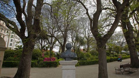 
Jardins de San Carlos, na Cidade Velha da Corunha.