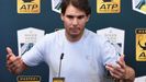 Nadal, este mi�rcoles al explicar su baja