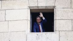 El líder del Nuevo Frente Popular, Jean-Luc Mélenchon, tras conocerse los resultados
