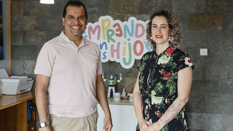 Elio Villalobos y su socia, Soraya Picouto, recibieron el premio Inspiro el pasado mes de mayo