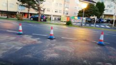 Lugar en el que se registr� la colisi�n frontal