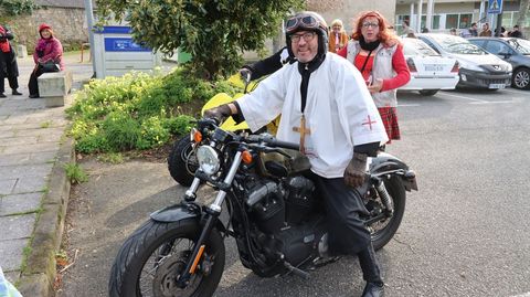 Comitiva que acompa�� al �so en Abanqueiro