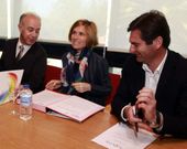 El convenio se firm� en la que ser� la sede de la mancomunidad. 
