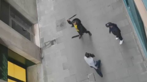 Enfrentamiento a machetazo limpio en Barcelona