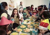 La Escola de la Banda de M�sica de Lal�n tuvo fiesta de entroido. 