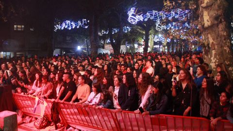 Los grandes conciertos de la Alameda no se celebrar�n debido al covid, en la imagen, una actuaci�n de las fiestas del 2019