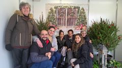 Amparo Cerecedo present� en Mercado de Nadal con varios de los comerciantes