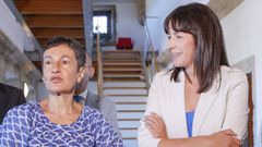 Dolores Vilavedra y Ana Pont�n este viernes