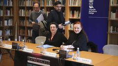 La presidenta de la Academia present� el congreso junto a representantes del CCG, Xunta y SGAE