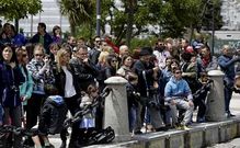 El p�blico respondi�.