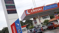 Gasolinera de Eroski en Noia (A Coru�a).