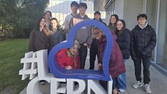 La expedici&oacute;n del Pondal, en el CERN