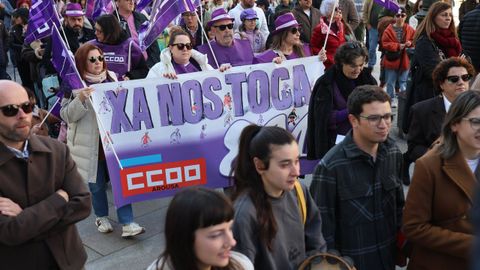 Manifestaci�n del 8M en Vilagarc�a