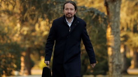 Pablo Iglesias, en su primer Consejo de Ministros como vicepresidente segundo  