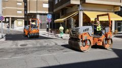 Actuaci�n de mejora de la accesibilidad en la calle A Tablada, en Pontevedra